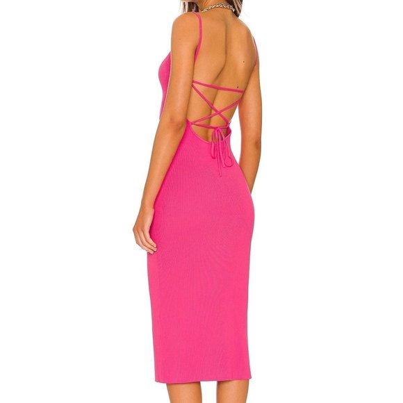 rag & bone Asher backless knitted midi Women's dress Size: XS - Picture 3 of 5